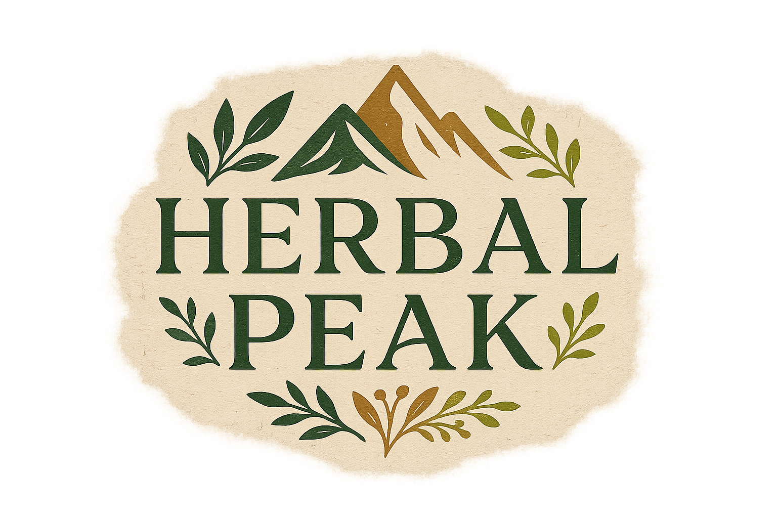 make a logo on herbal peak looking good